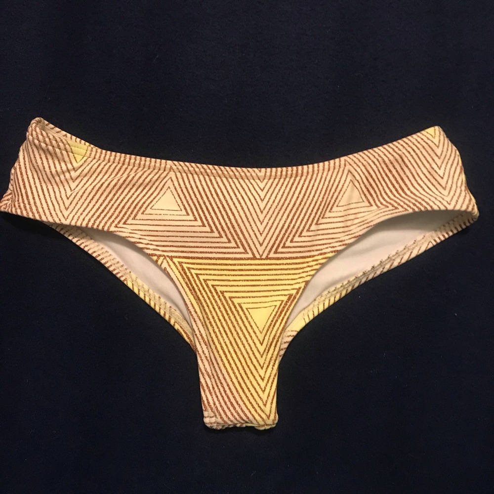 Billabong geometric pattern bikini bottoms